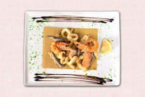 frittura mista di pesce i due mondi busca