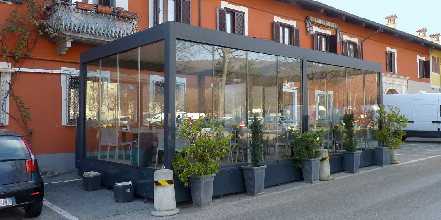 Pizzeria Ristorante I Due Mondi, Busca - Dehors
