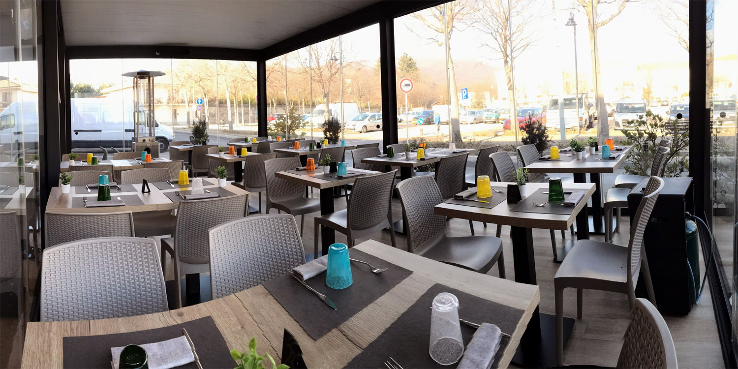 Pizzeria Ristorante I Due Mondi, Busca - Dehors