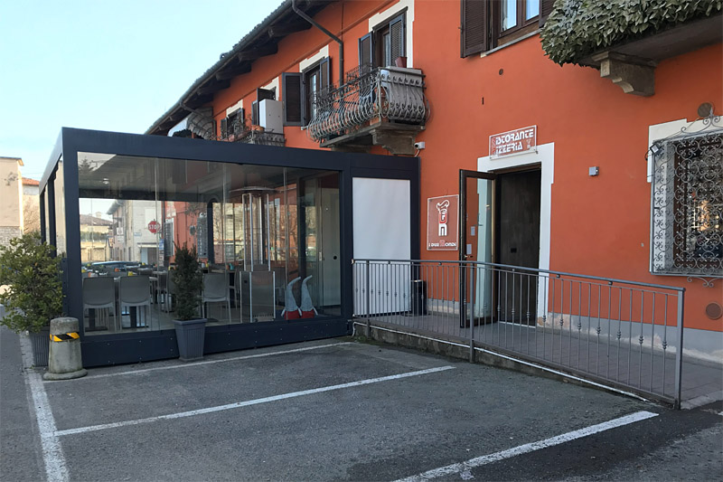 Pizzeria Ristorante I Due Mondi, Busca - Dehors