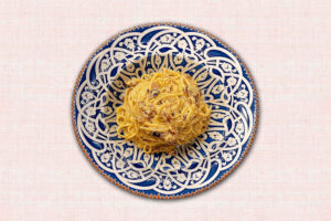 primo spaghetti gragnano carbonara i due mondi busca